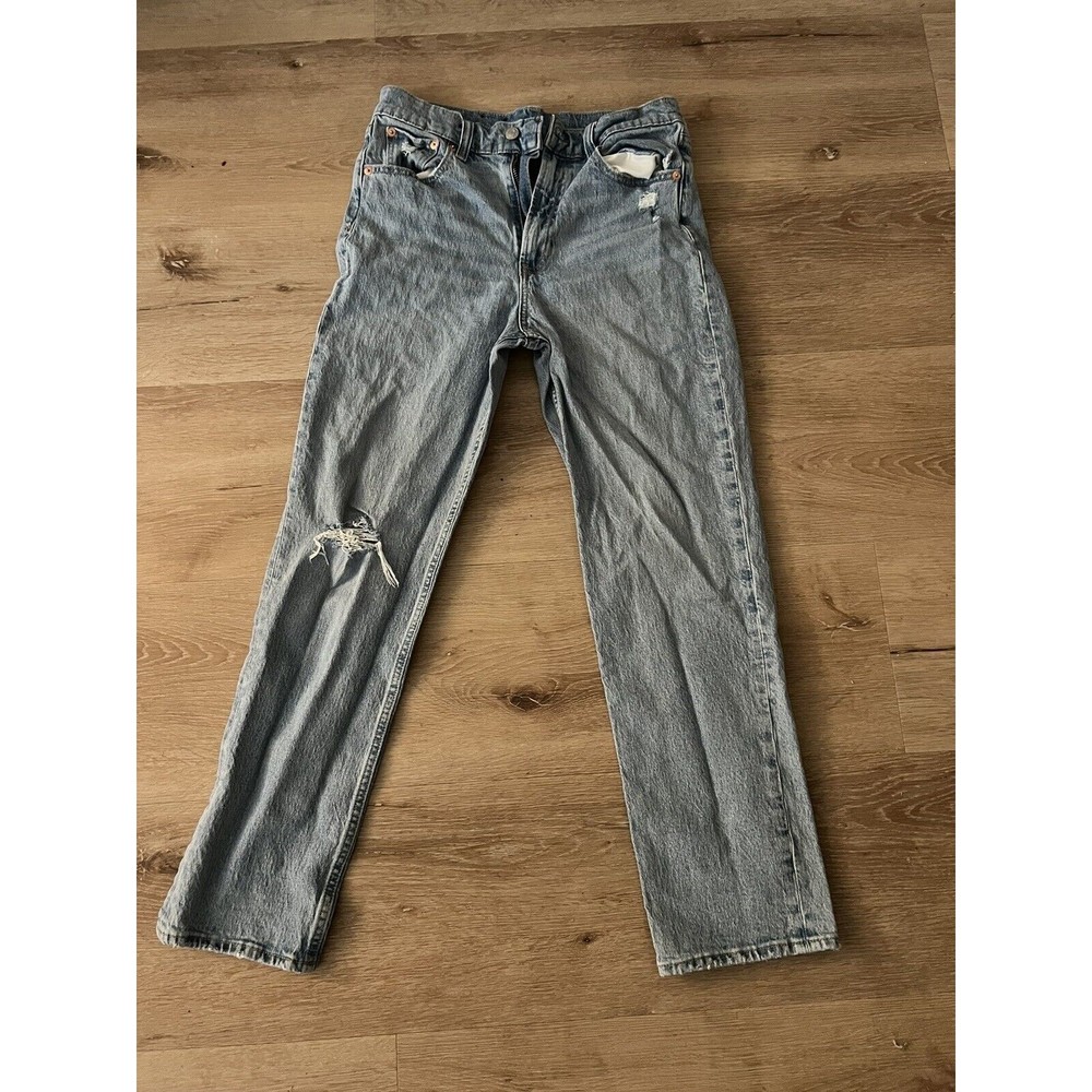 Gap Skinny Straight Legged Womens Jeans Size 29 In Light Wash